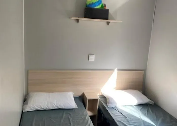 Mobil-home 3 Etoiles 6 Couchages Climatise Avec Piscine Chauffee * アグド